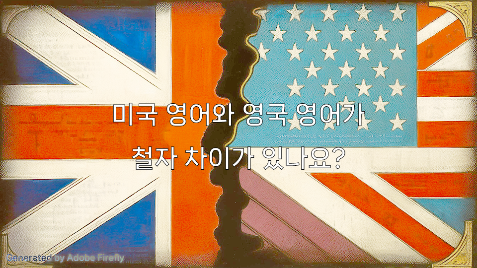 미국 영어와 영국 영어 간에 철자 차이가 있나요?